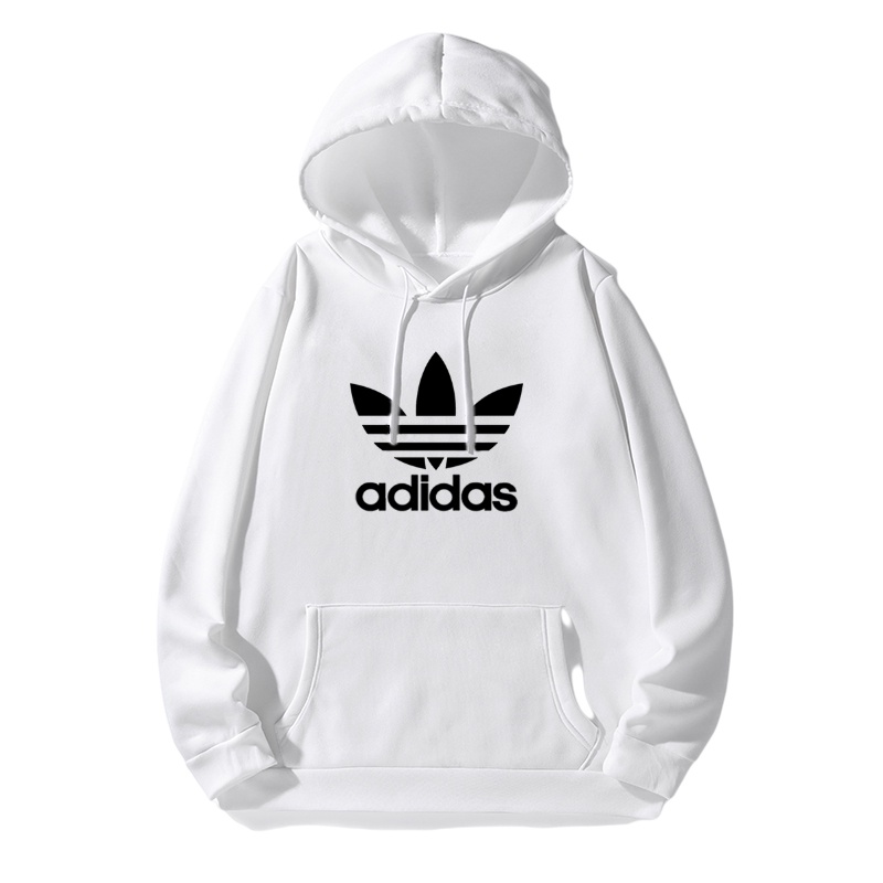 Áo hoodie Adidas họa tiết cỏ ba lá size S-4XL tùy chọn