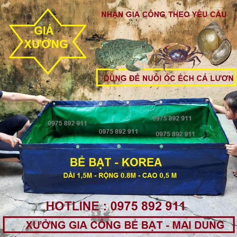 Bể bạt nuôi ốc ếch cá lươn , bể bơi cho trẻ