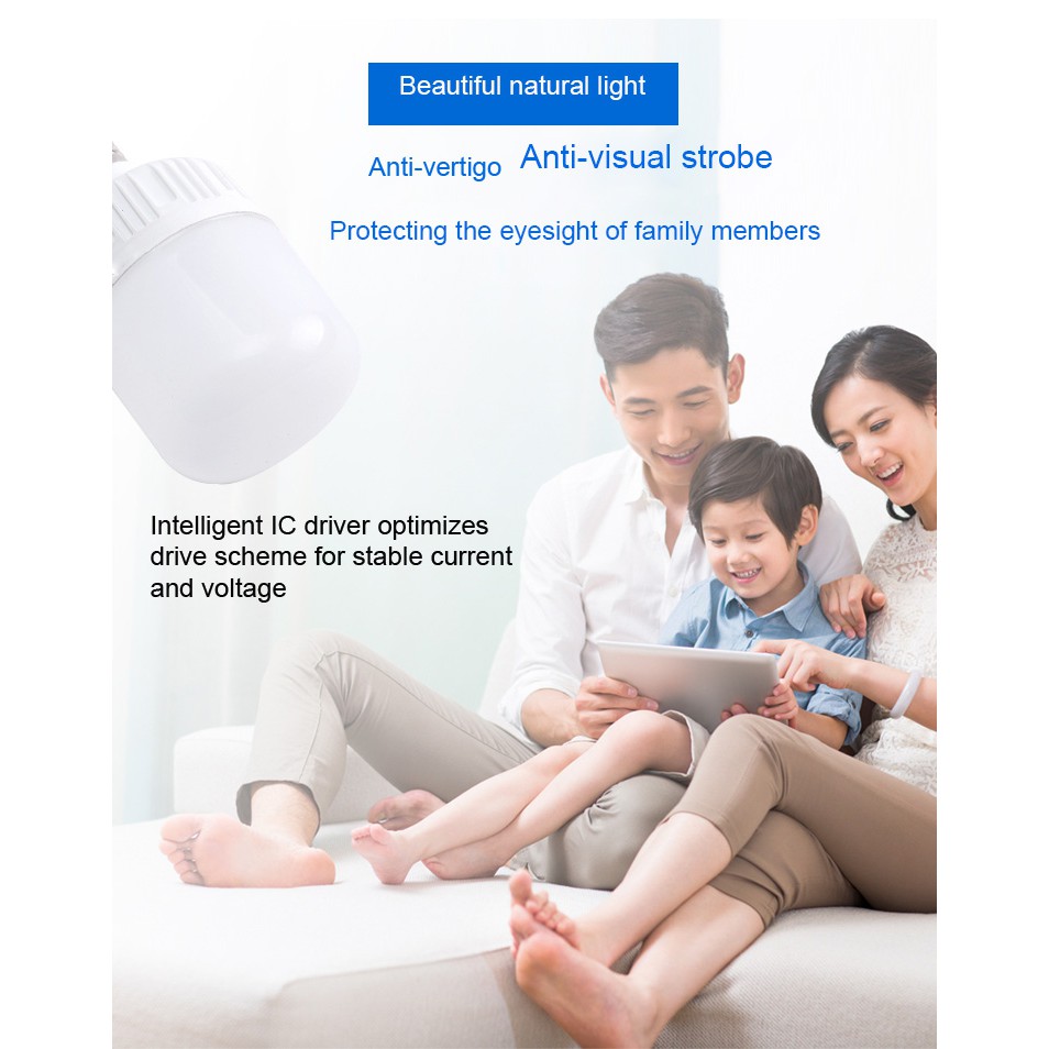 Bóng Đèn Led Trụ 45W Tiết Kiệm Điện Năng Ánh sáng Trắng