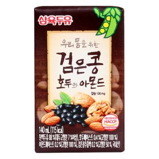 (Sỉ_ lẻ) [Date t3/2019] 1 thùng 24 hộp Sữa nước đậu đen óc chó hạnh nhân 140ml Hàn quốc