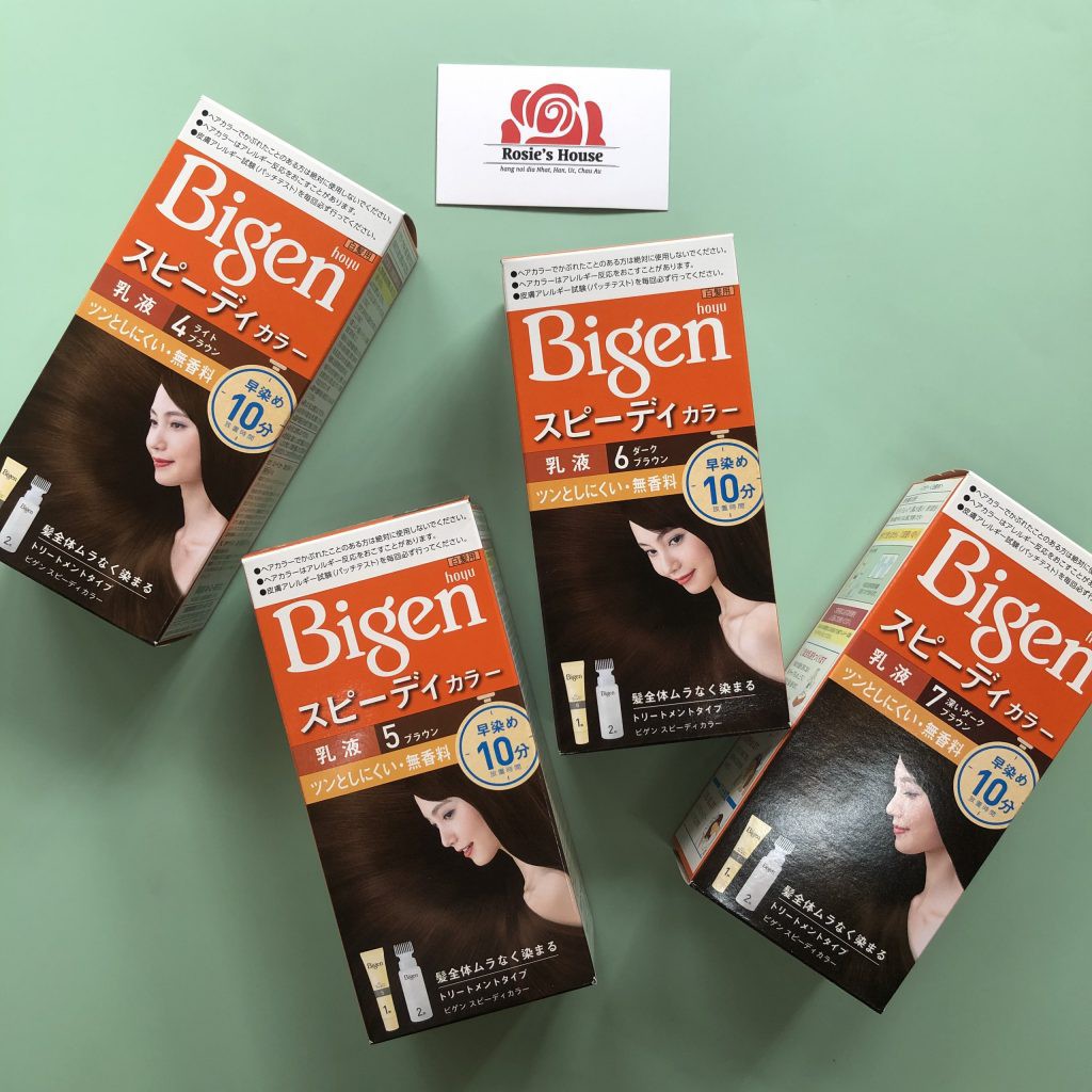 Nhuộm phủ bạc Bigen Nhật Bản mẫu mới 2020 - màu thời trang