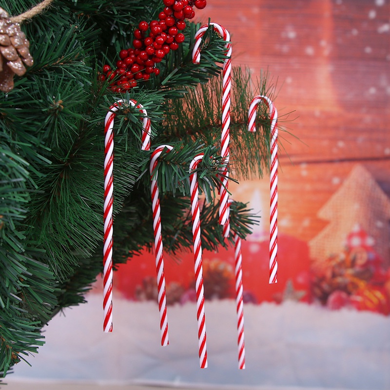 Set 10 phụ kiện trang trí cây thông noel bằng pvc