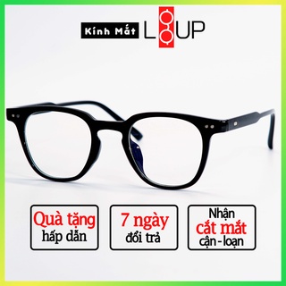 Gọng Kính Cận Nam Nữ Vuông Lutto nhựa cao cấp phù hợp nhiều khuôn mắt thời trang Liup