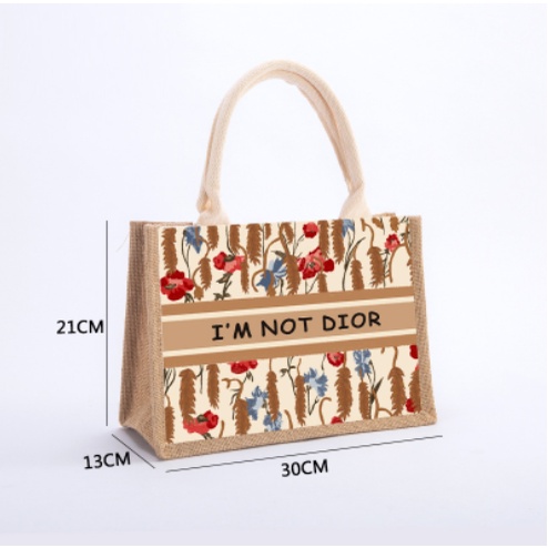 Túi tote, vải canvas, túi cói vintage thời trang dạo phố size lớn, tiện dụng bền đẹp