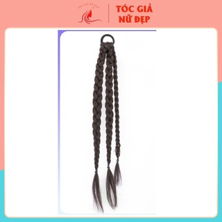 Tóc giả dây cột tóc thắt rít , gồm 3 bện nhỏ