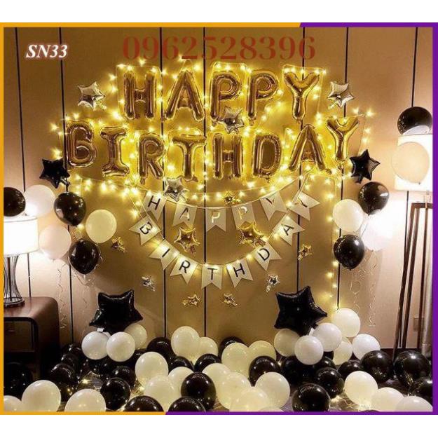 [Nhiều Mẫu Lựa Đẹp]❤️Đầy Đủ❤️Set Bóng Trang Trí Sinh Nhật SN3032