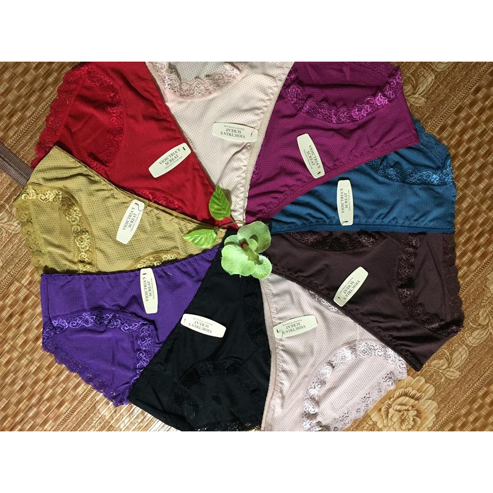 10 QUẦN COTTON VICTORIA'S VIỀN REN 6201