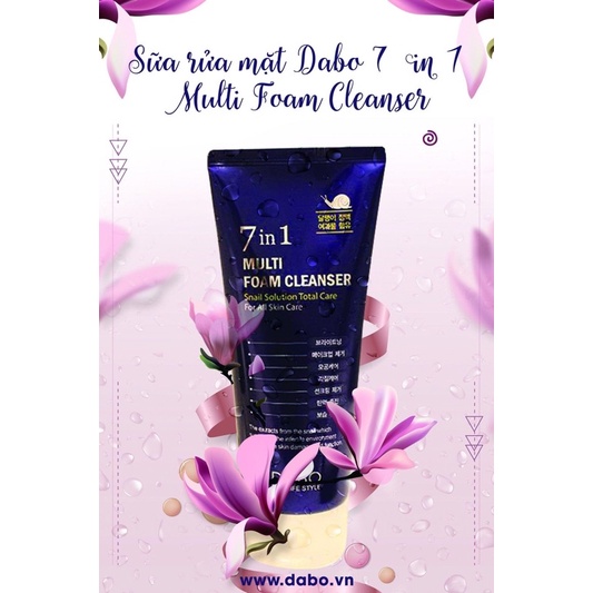 Sữa rửa mặt DABO 7in1 hàn quốc chính hãng