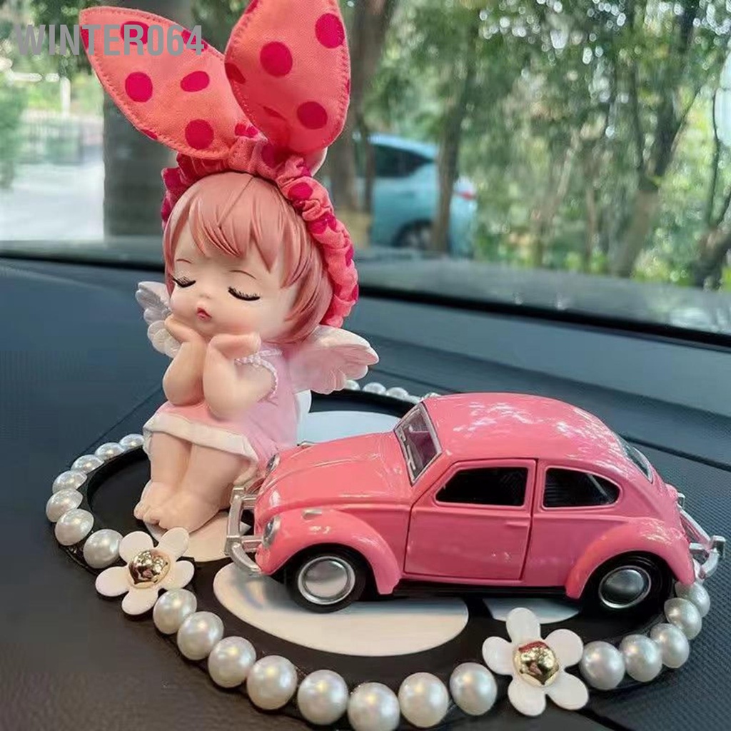 Đồ trang trí trên xe Những đồ trang trí dễ thương trong xe có thể dùng làm dầu thơm Winter064