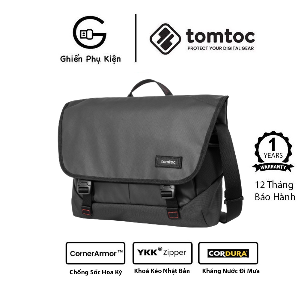 Túi Đeo Tomtoc USA Premium Messenger Bag Commuting &amp; Travel 16inch - Hàng Chính Hãng