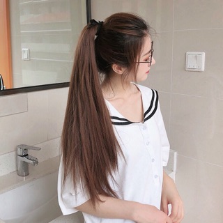 Tóc cột thẳng suôn dài 60cm