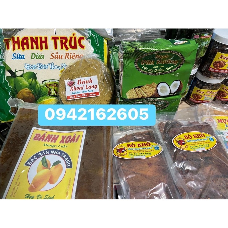 Bánh tráng sữa dừa sầu riêng Thanh Trúc đại dày 370gam