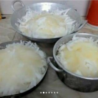 Mứt dừa nhà làm bùi xuân