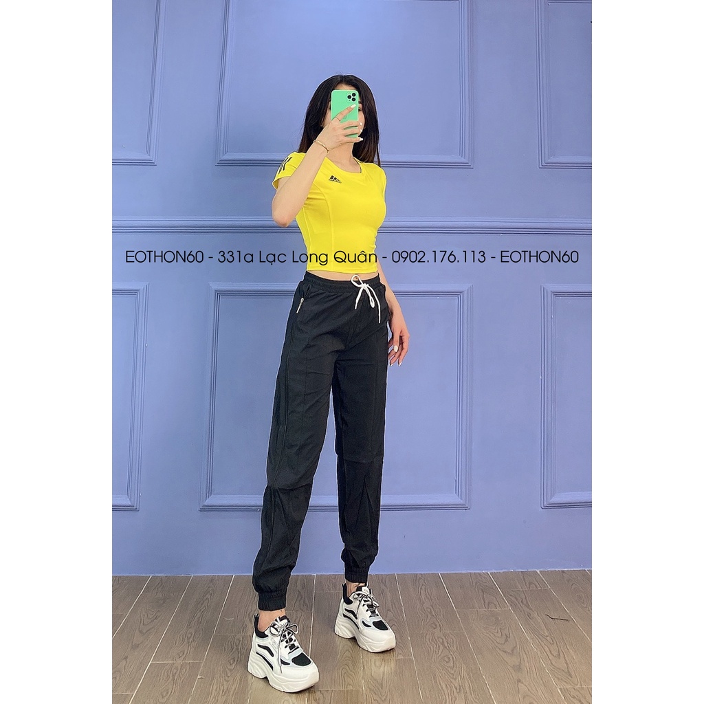 Quần jogger dây kéo -vải gió cát cao cấp  Eothon60