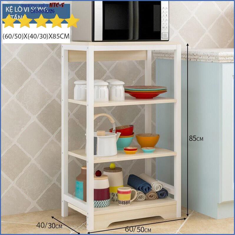 Freeship Kệ Để Lò Vi Sóng 2 3 4 tầng khung thép (Nội Thất Ngọc Thịnh Đồng Nai)