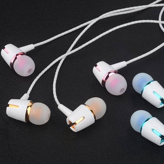 Tai nghe nhét tai thể thao siêu bass âm thanh nổi hifi giắc cắm 3.5mm có mi cờ rô