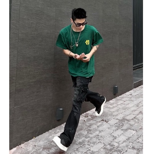 Áo phông chính hãng Mikenco INTERLOCKING GREEN