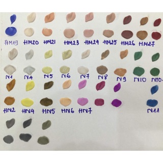 Giá sỉ bột nặn hoa - đắp phom móng 100gr/1 mầu