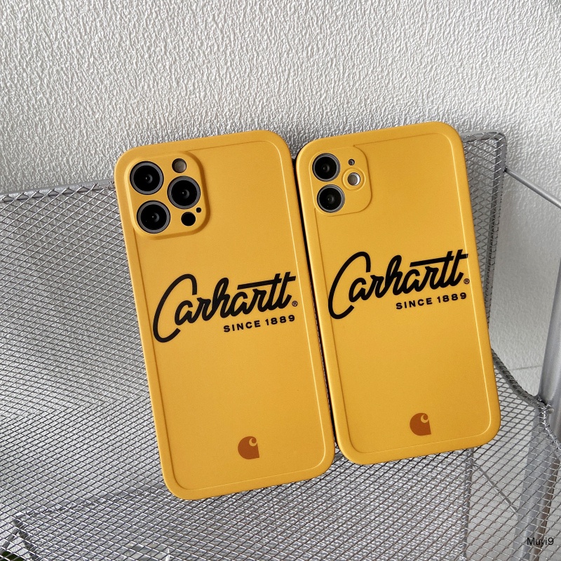 Ốp Điện Thoại Mềm In Logo Carhartt Đơn Giản Sáng Tạo Thời Trang Cho IPhone13promax 14ProMax 12Promax 12Promax 12 11Promax 14Plus Xs MAX XR