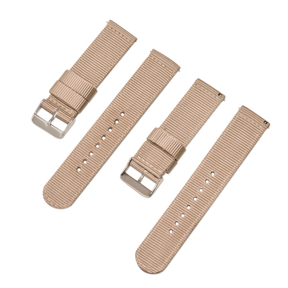 Dây Đeo Vải Canvas 18mm 20mm 22mm 24mm Cho Đồng Hồ Samsung Galaxy Watch 42mm 46mm Active 2 Gear S2 S3