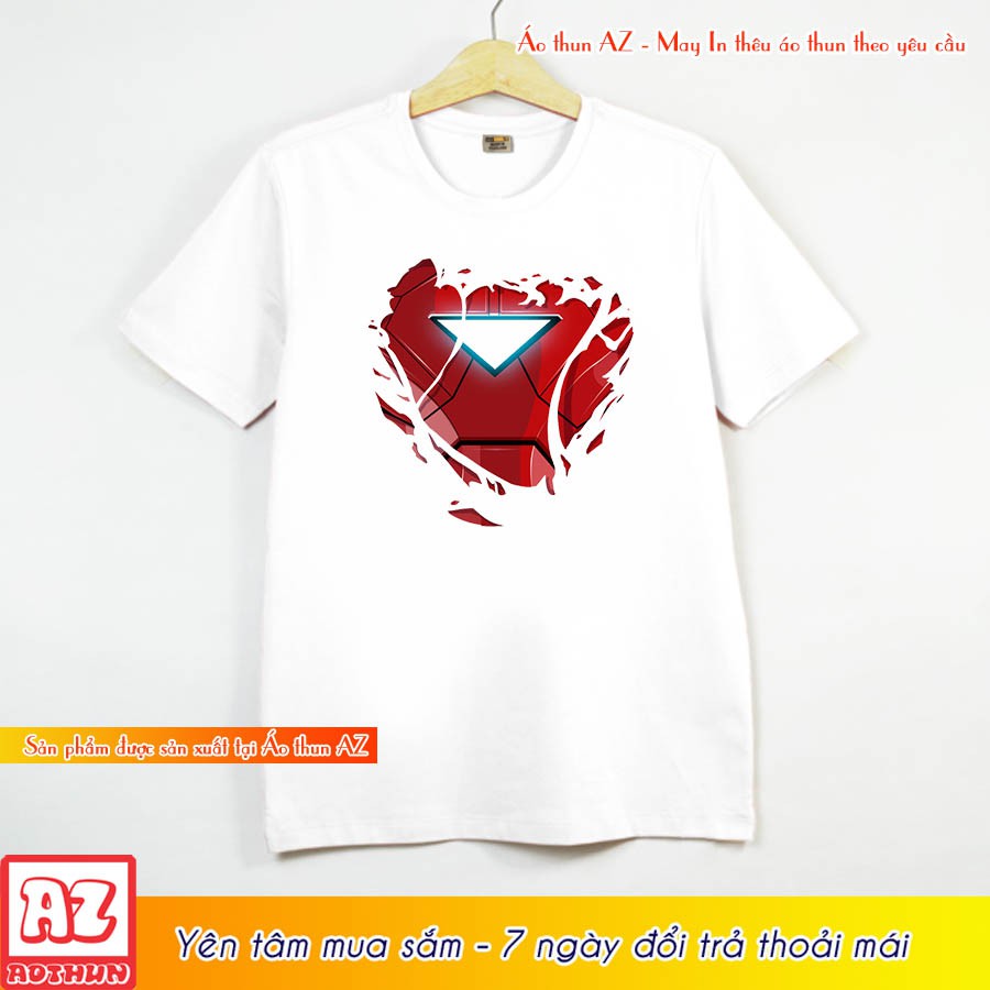 Áo thun Marvel Iron Man 3D Avengers - Form rộng AZ F2149