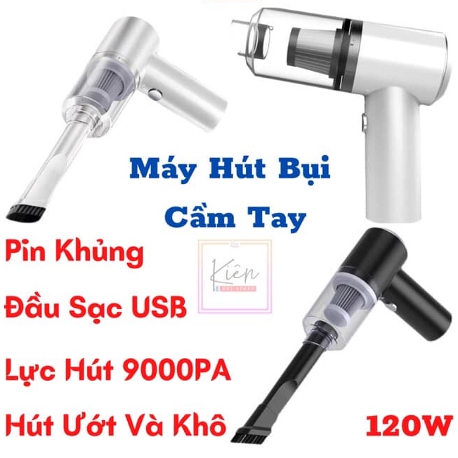 MÁY HÚT BỤI MINI KHÔNG DÂY DÙNG TRÊN Ô TÔ TIỆN DỤNG