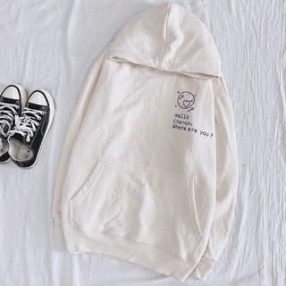 Áo Hoodie Xẻ Tà dễ thương ( form unisex)
