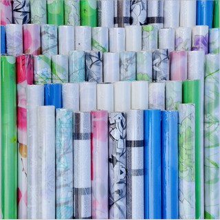 Decal dán kính mờ pvc 60cm rộng x 1m dài có sẵn keo hoa văn trang trí kk026
