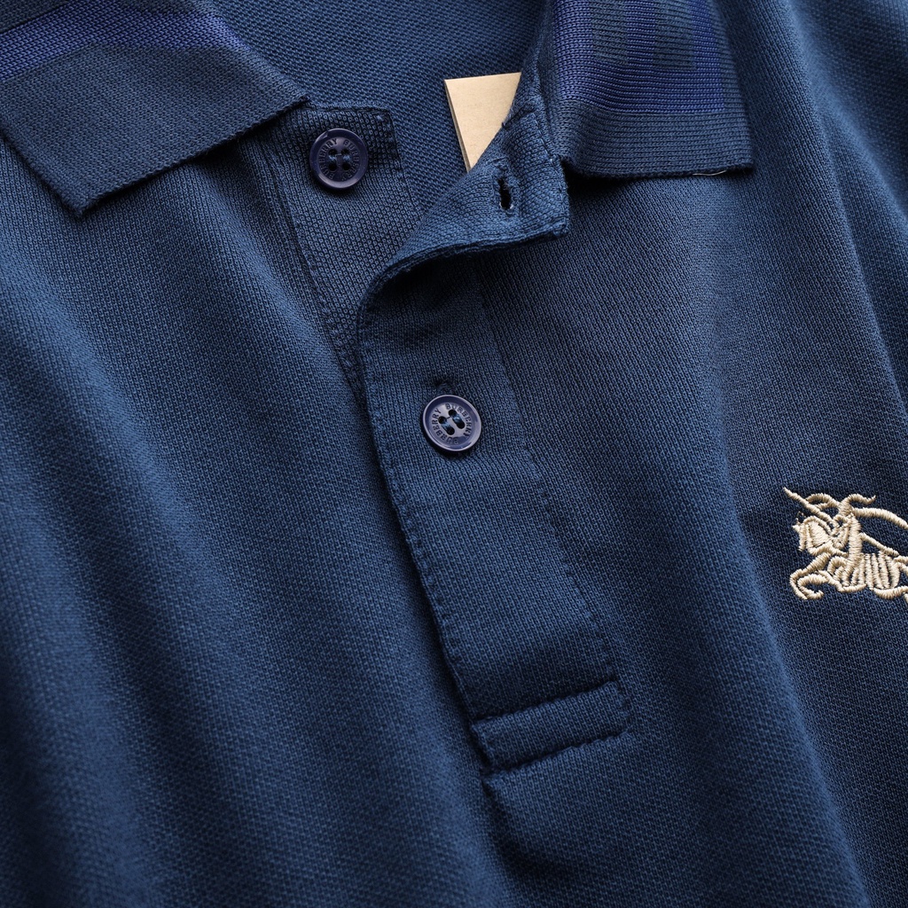 Aó polo nam cao cấp BBR cổ phối 2 khuy,Form Slimfit,vải COTTON khô co dãn 4 chiều,thấm hút mồ hôi,Hàng VNXK