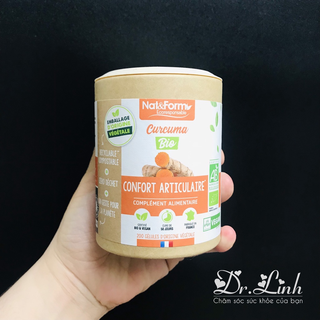 Curcuma bio Nat&Form Pháp