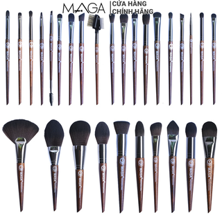 Bộ cọ trang điểm chuyên nghiệp cao cấp MAGA 29 cây kèm ví đựng