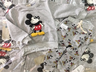 Bộ nỉ zara micky dư xịn