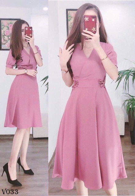 váy xoè nơ eo VXS0121013 | BigBuy360 - bigbuy360.vn