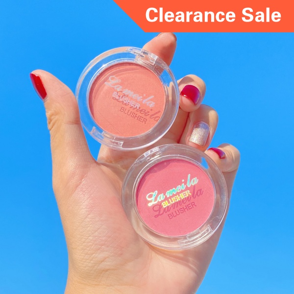 Phấn má hồng đơn sắc màu lỳ phối nhũ tạo hiệu ứng Gradient khi trang điểm | BigBuy360 - bigbuy360.vn