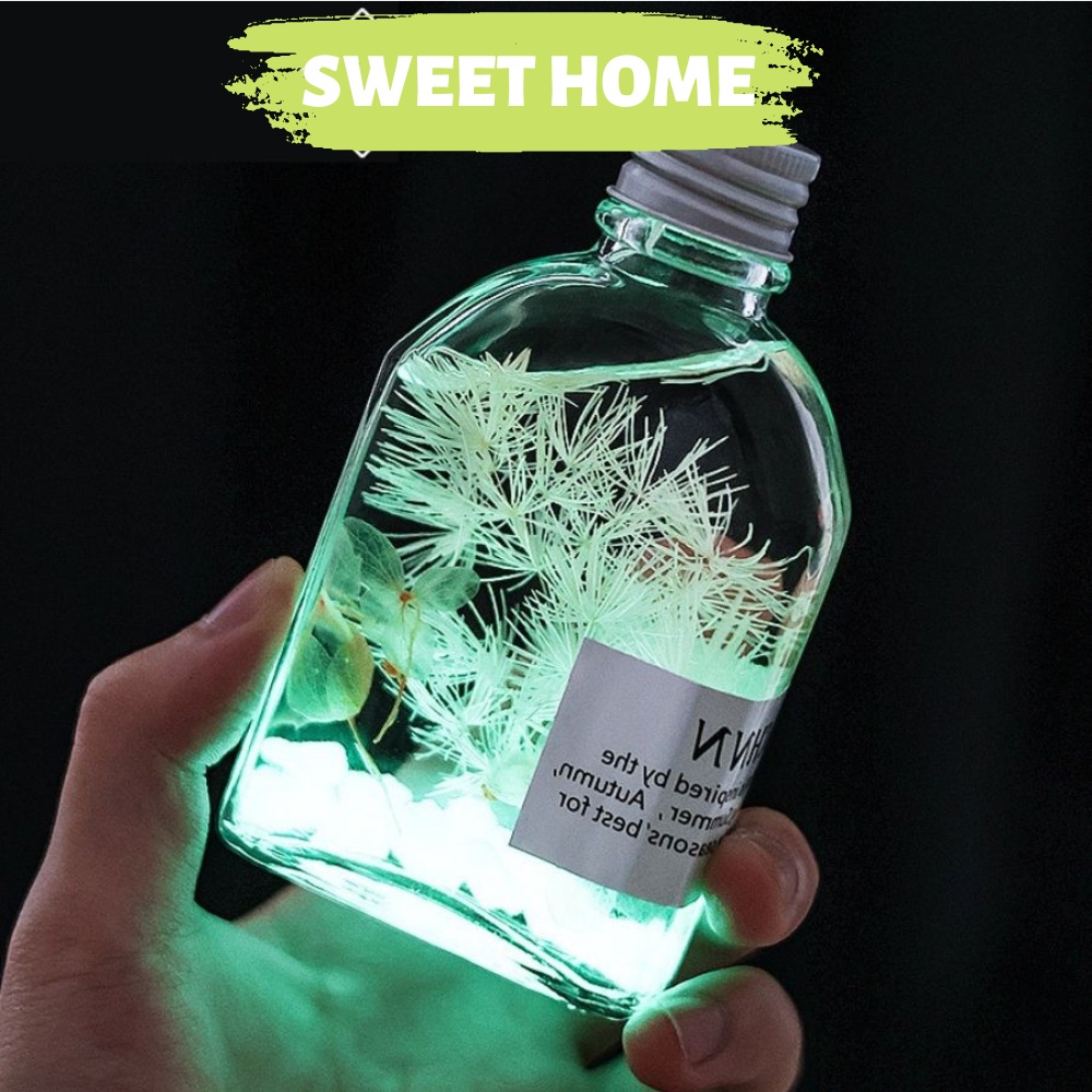 Tinh dầu thơm phòng thiên thiên nguyên chất phát sáng ban đêm thơm phòng ngủ khử mùi không khí 200ml - SWEET HOME