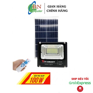 Đèn năng lượng mặt trời 100W Viti smart  ngoài trời công suất bảo hành 12 tháng.
