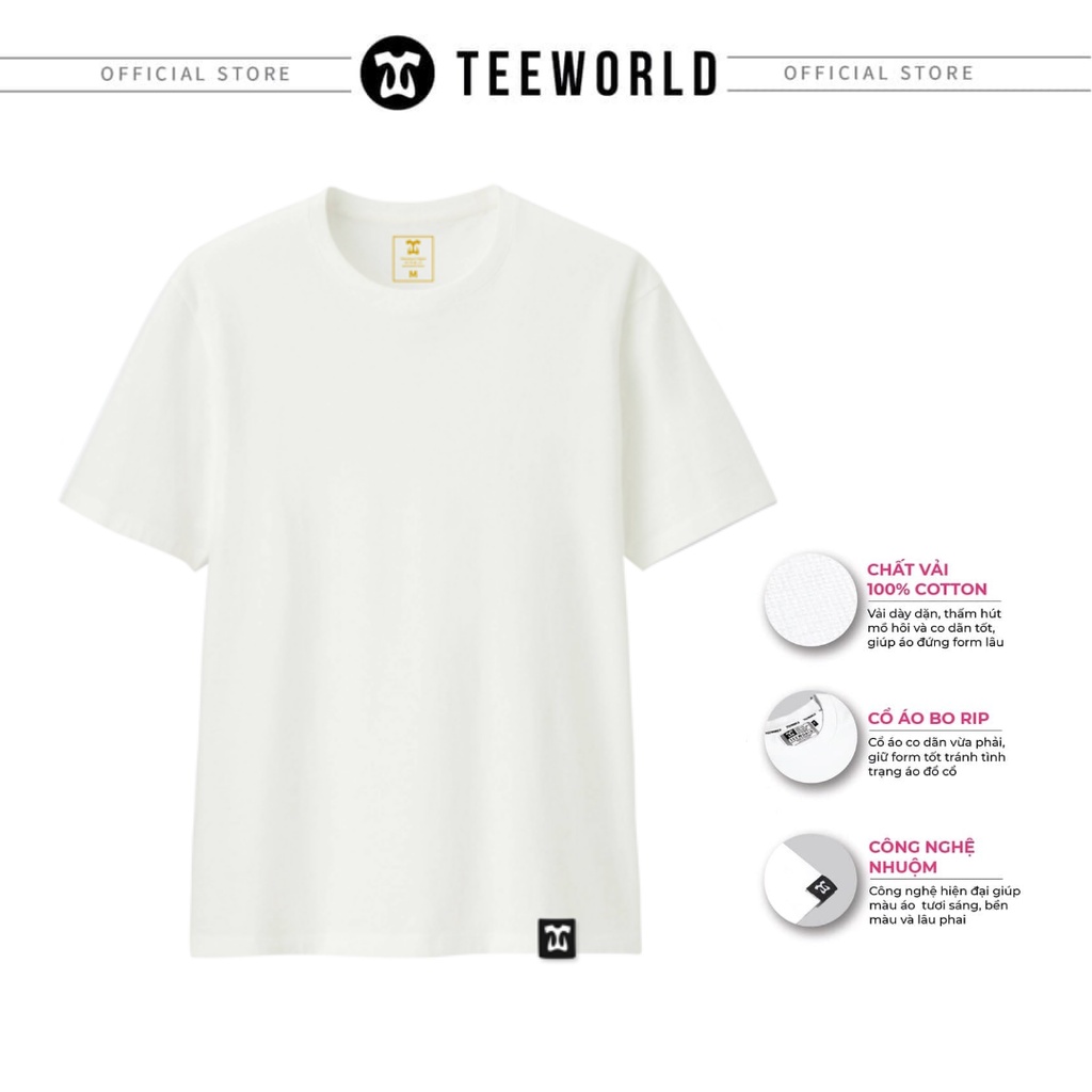 Áo thun Teeworld Basic Form Tay Ngắn
