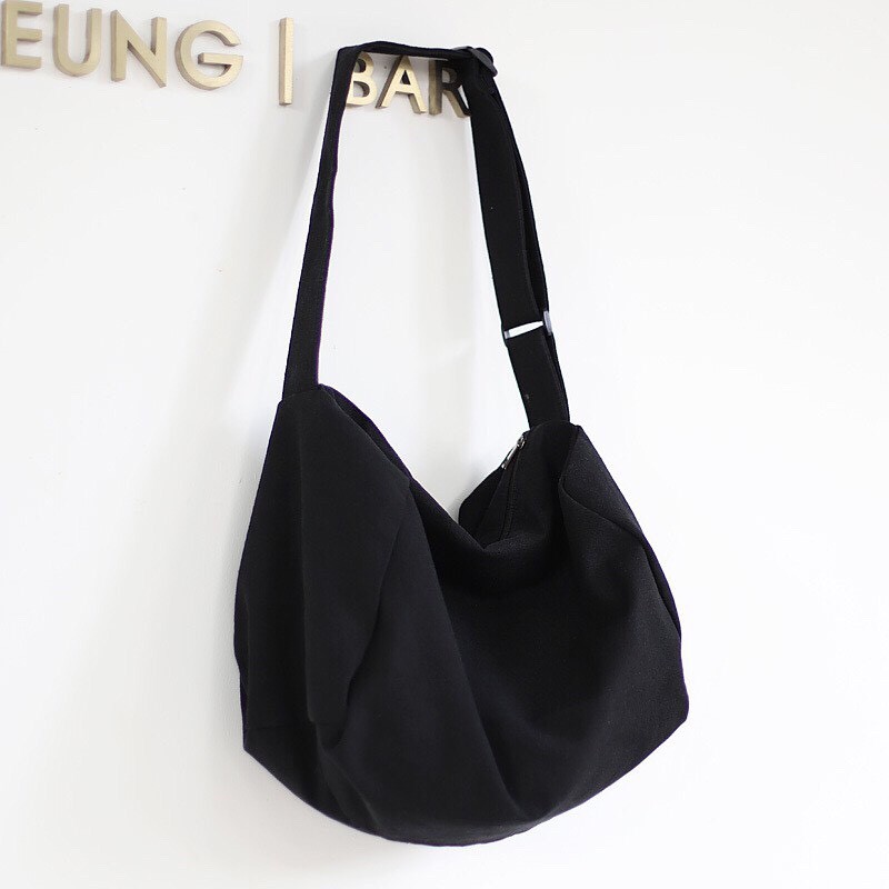 Túi tote vải bố đựng đồ canvas phong cách Hàn Quốc đi chơi đi làm đi du lịch TX56