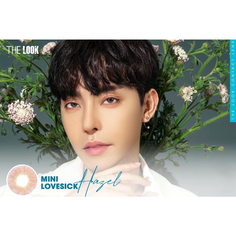 Lens nâu Lovesick Hazel 0-6 độ THE LOOK CHÍNH HÃNG