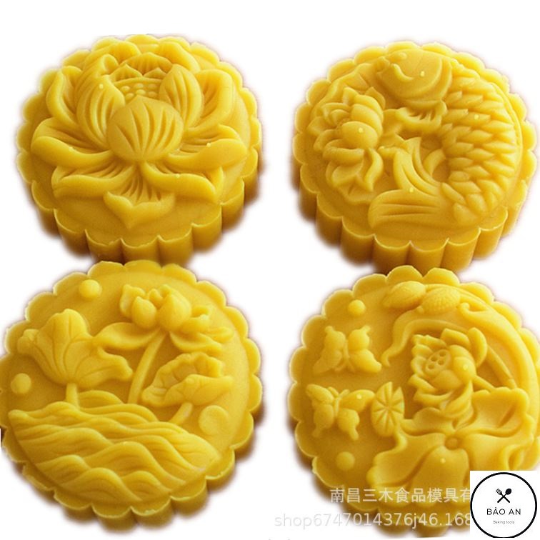 Khuôn trung thu lò xo nhấn 125gr-150gr mẫu mới nhất 2022