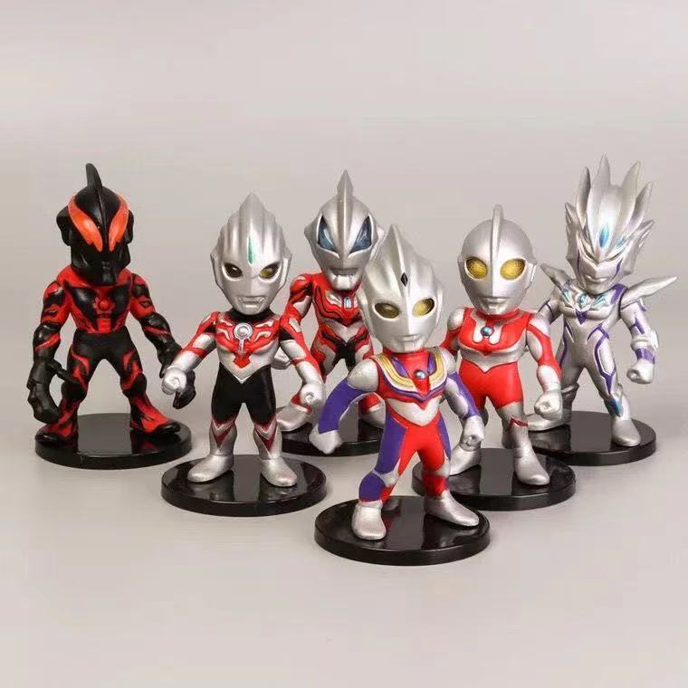 ❤️Đồ chơi trẻ em Quái Vật ULTRAMAN MINI Độc Đáo❤️ Set 6 Trong 1 Mô Hình Quái Vật Ultraman mini Bằng Nhựa Mềm Cho Bé