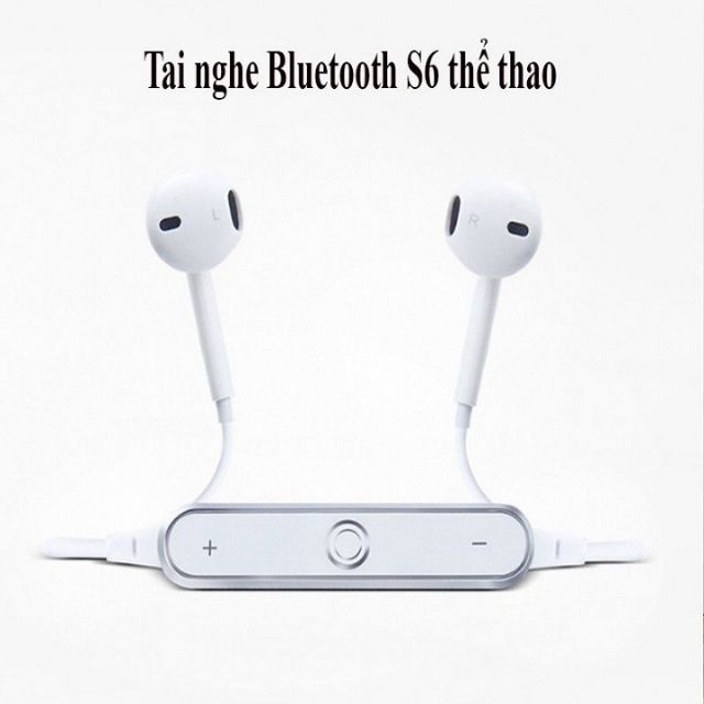 [Mã ELORDER5 giảm 10k đơn 20k] Tai nghe xịn bluetooch thể thao S6 kiểu nhét tai | BigBuy360 - bigbuy360.vn