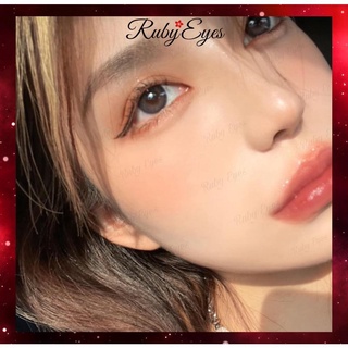 Kính Áp Tròng RUBYEYES Xám Trong Viền Nhẹ Có Độ Cận 0 - 6, Lens Mắt Hàn Quốc Sử Dụng 6 Tháng BST BEARLENS