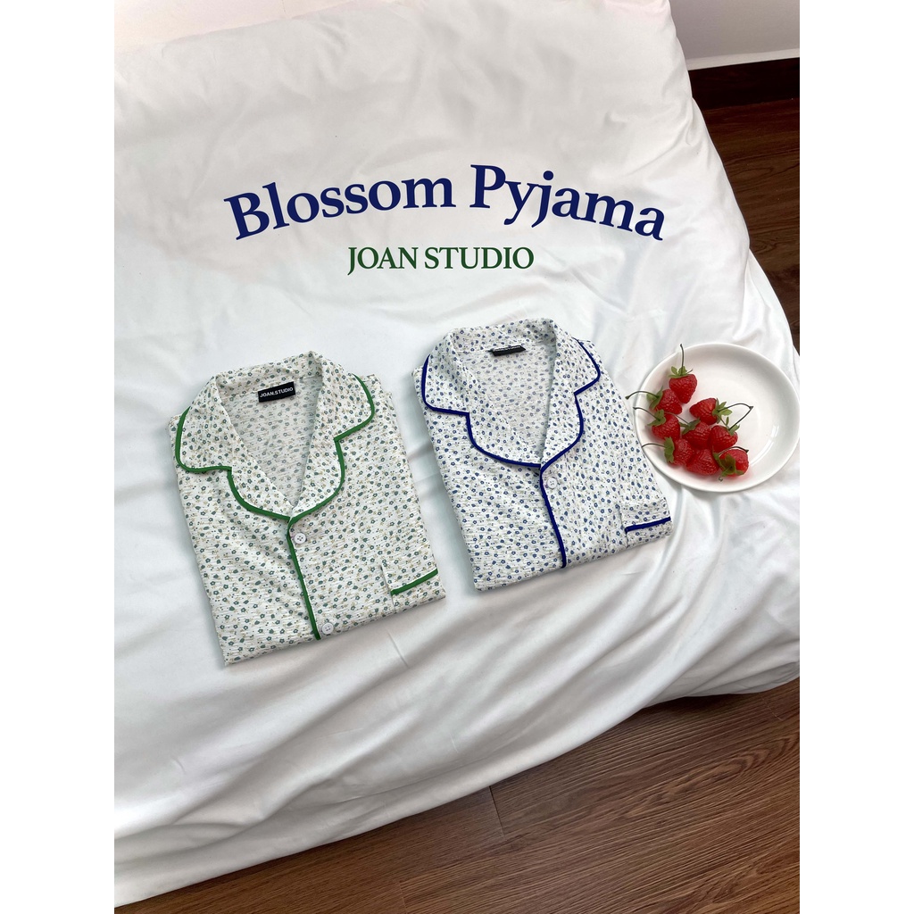 BLOSSOM PYJAMA - Đồ ngủ nữ mặc ở nhà form rộng Hàn Quốc họa tiết hoa Joan.studio
