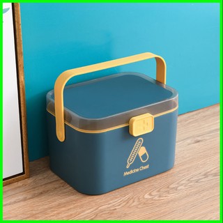 Hộp đựng thuốc, dụng cụ y tế Medicine Box - Tủ thuốc gia đình nhỏ gọn, tiện dụng - Bách Hóa AnZ