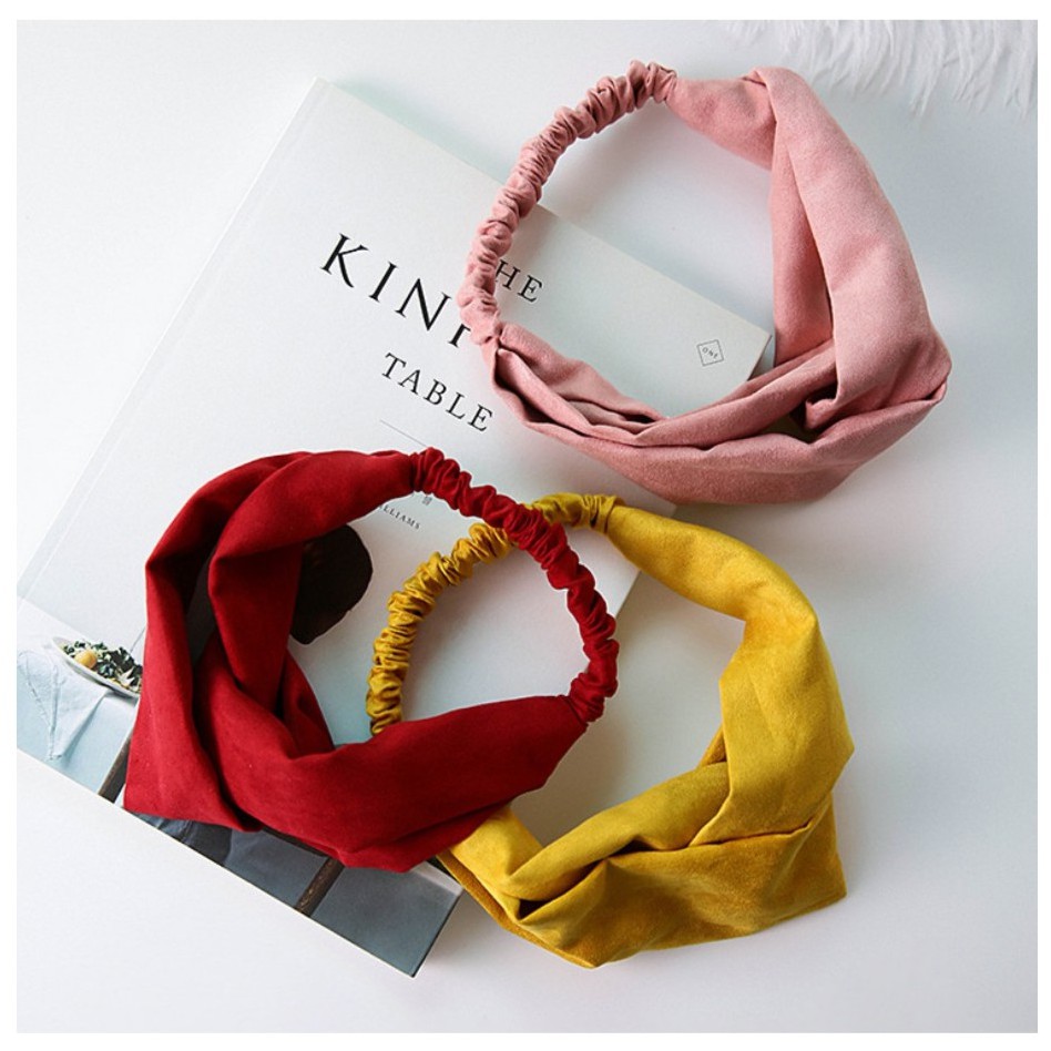 BĂNG ĐÔ TURBAN VẢI NHUNG NHIỀU MÀUCAO CẤP