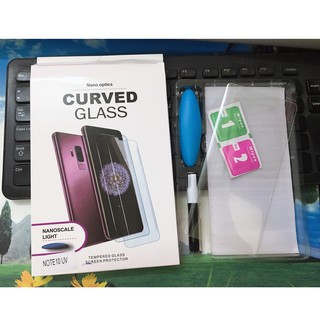Dán kính cường lực Full keo UV Note 10 / Note 10 Pro