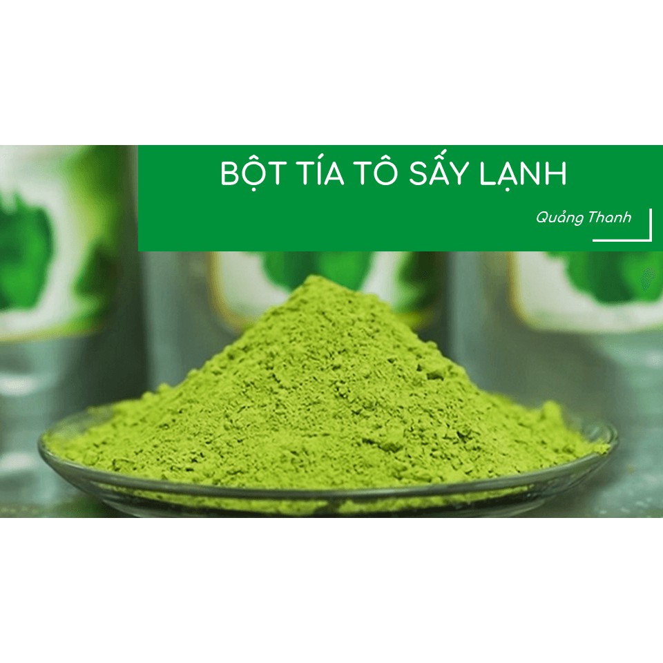 Bột tía tô Quảng Thanh (50g) - bột tía tô sấy lạnh, bột tía tô nguyên chất giúp an thai, hỗ trợ trị bệnh gout.