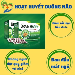 Hoạt Huyết Dưỡng Não BRAIN HAPPY, Rối Loạn Tiền Đình, Đau Nhức Đầu, Chóng Mặt