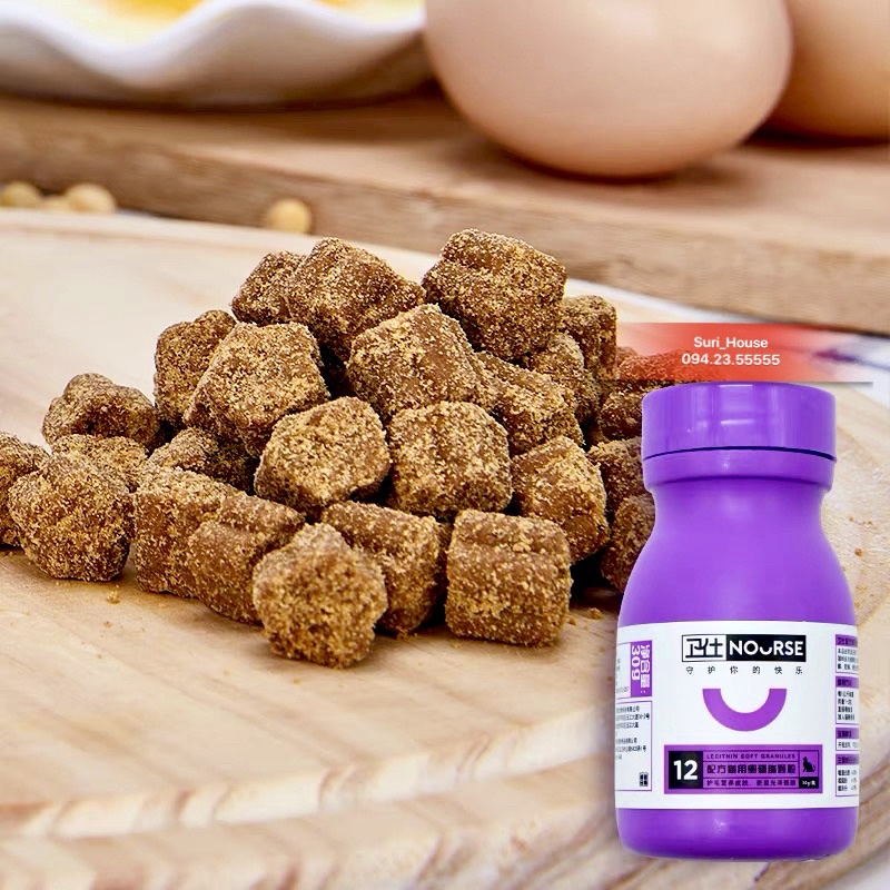 Dưỡng lông cho mèo Nourse 12 ngăn ngừa rụng lông bóng mượt lông Surica NM12 (30gram)